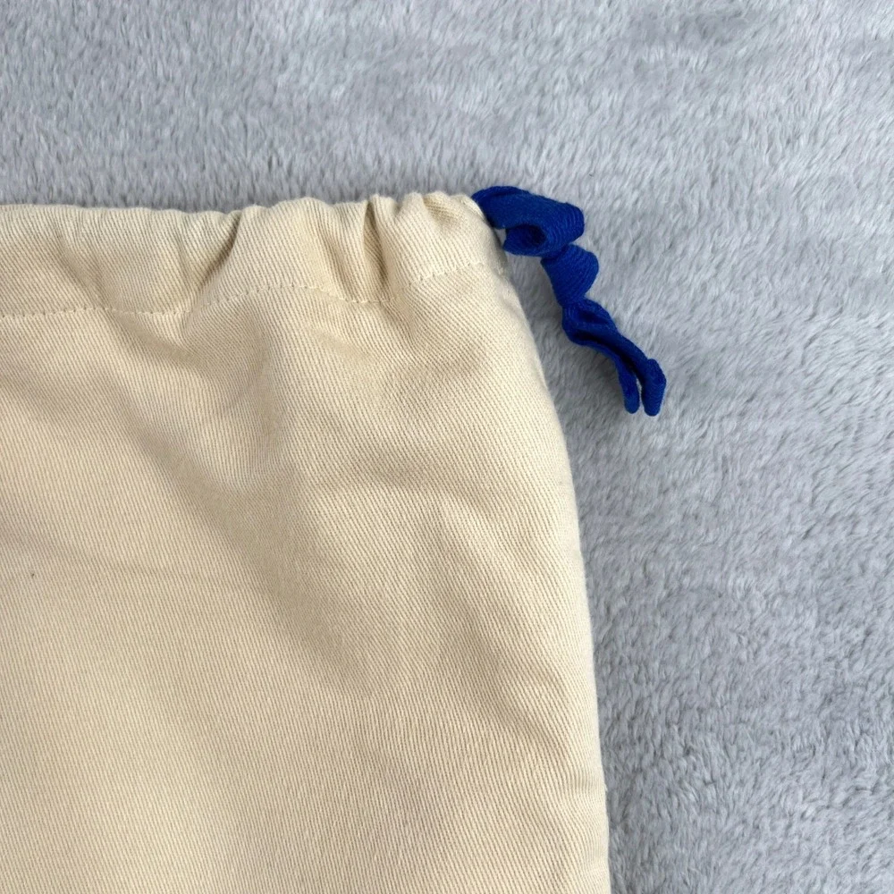 Louis Vuitton Original XL Drawstring Lined Dust Bag 22.5x17 Cream Blue Cover